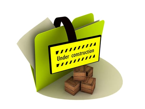 under construction folder