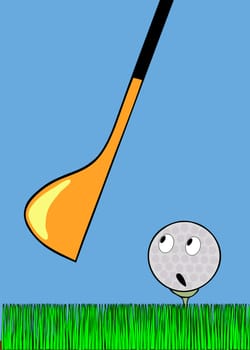 golf-ball waiting stroke