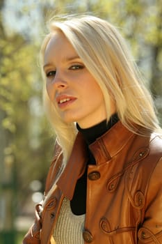 Portrait of woman outdoor
