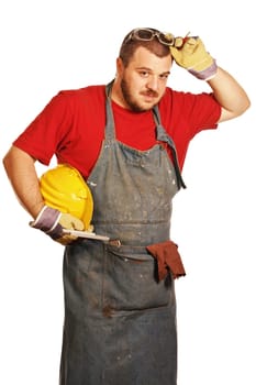 manual worker portrait