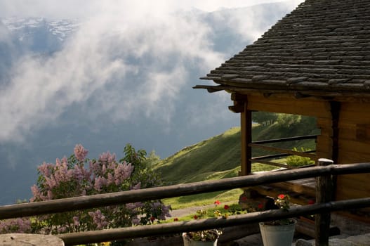 In the mountains