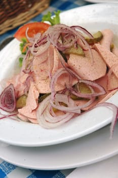 Bavarian sausage salad