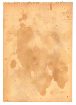 smudged paper