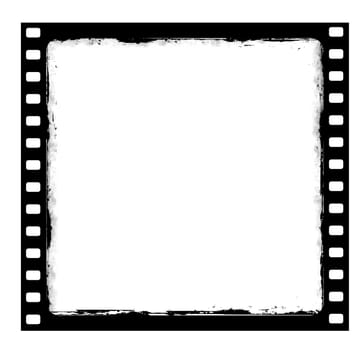 old film frame in grunge style