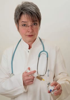 female doctor or woman doctor
