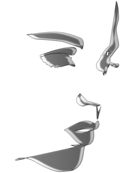 Woman face - illustration