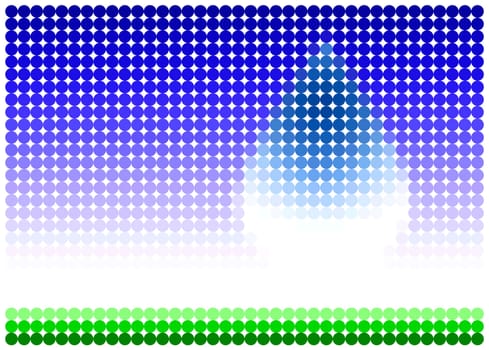 Water Drop Grid Points