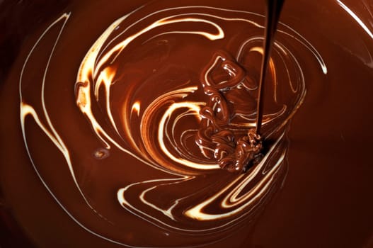 Melted chocolate