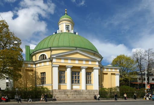 The Church of St. Alexandra Martyrs is located in the middle of Turku,right on the large market square. Finland