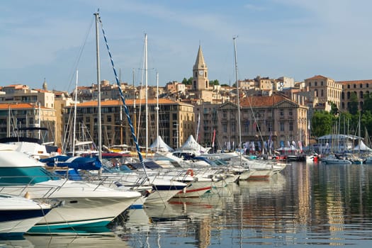 At the Vieux Port in Marseille