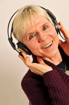 happy with headphones