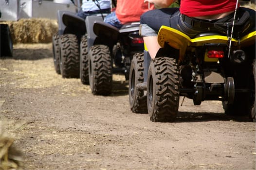 quads in a row