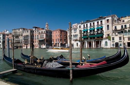 Gondolas in Venice 4