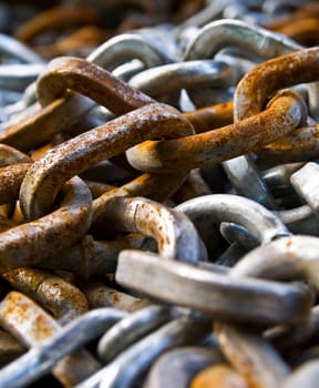rusty chain