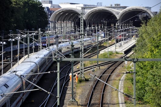 Entrance to Kiel Central Station