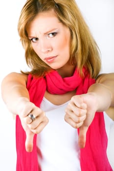 Thumbs down
