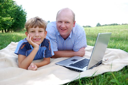 Father and son