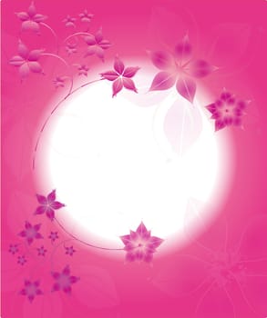 Pink Floral Card