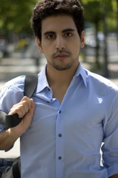 Young Brunette Attractive Man