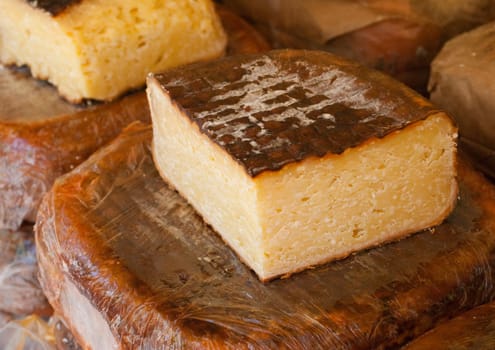 Cheese on market