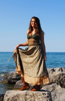 The earth girl.