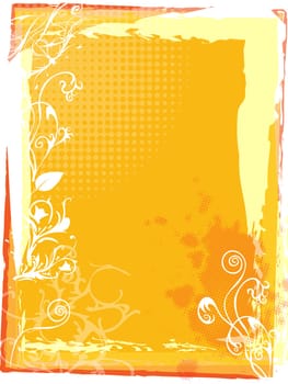 yellow background