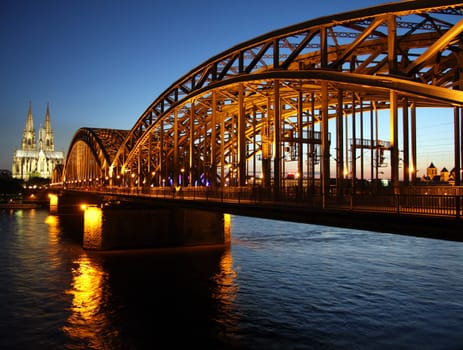 Cologne at night