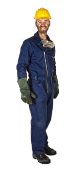 standing manual worker