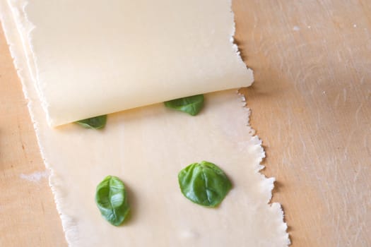 Basil sandwich