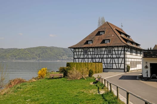 Half-timbered house in Bodman