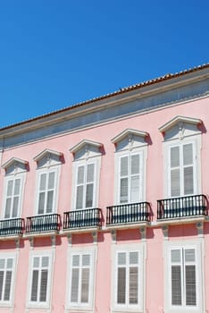 Ancient building facade