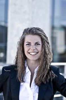 Portrait Of A Cheerful Corporate Woman