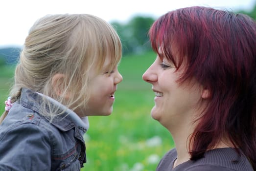 Mother and daughter