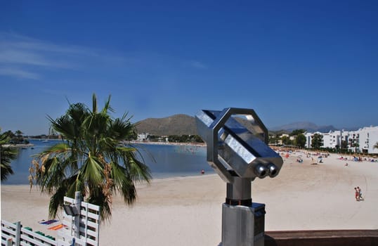 Bathing bay in Mallorca