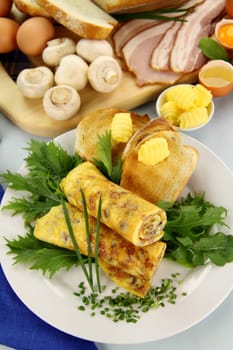 Rolled Omelette