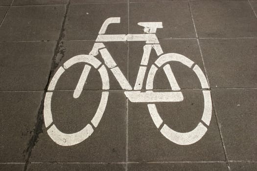 Cycle path - sign