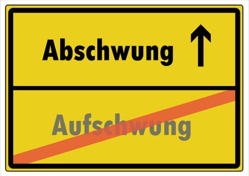 Town Sign - Downswing Upturn