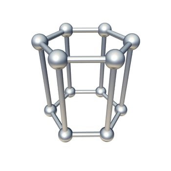 3d hexagon model