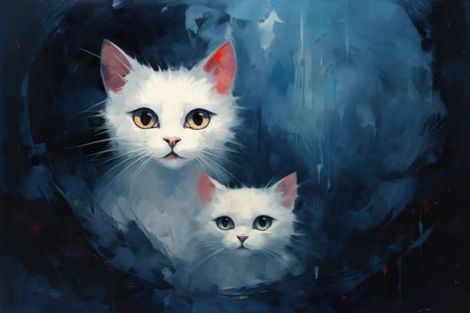 In the depths of fantasy, bewitching moonstone cats prowl. Their sleek forms, adorned with luminescent moonstone markings, captivate all who dare to meet their gaze.