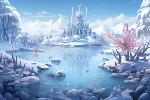 Immerse yourself in the enchanting world of fantasy and witness the elegance of the frost faeries.