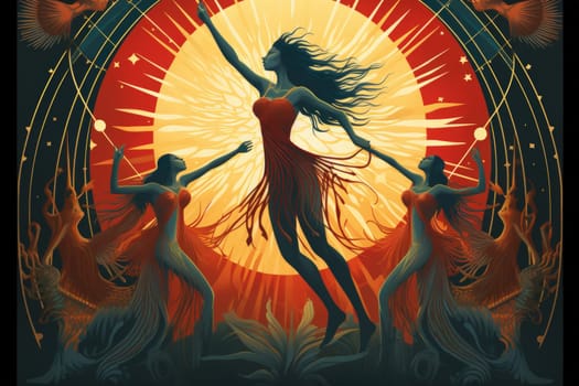 Venture into a mystical realm where fierce werewolves, under the enchanting light of the full moon, undergo their awe-inspiring transformation.