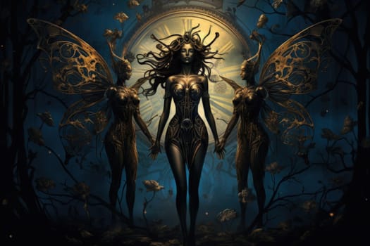 Step into a world where fantasy and mechanics intertwine, and witness the marvel of clockwork fairies.