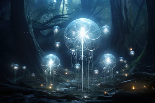 Enter the realm of fantasy and behold the enchanting presence of ethereal moonlight sprites.