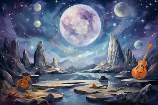 Deep within the realms of fantasy, harmonious singing stones lie, their mystical nature revealed when struck.