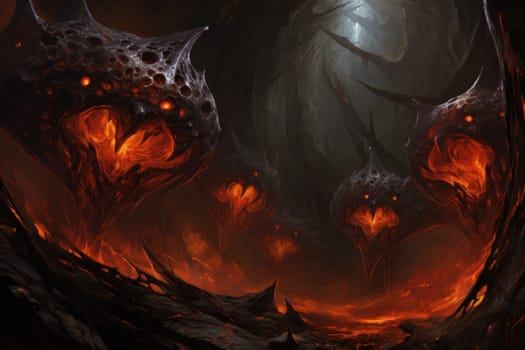 Witness the awe-inspiring power of the elemental realm with this captivating illustration by a professional visual artist.