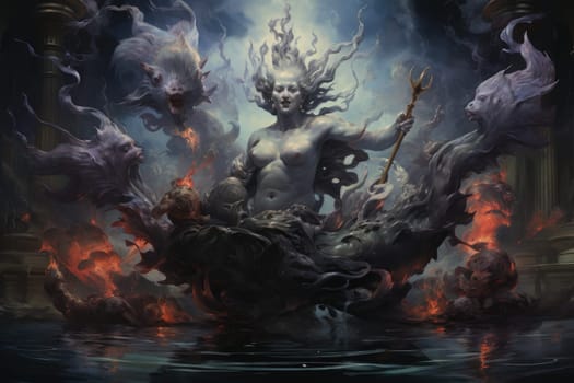 Delve into the realm of fantasy and witness the mesmerizing presence of elusive water elementals.