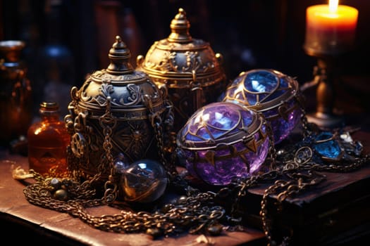 Deep within the realms of fantasy lie cursed amulets of forgotten sorcery, relics of a bygone era when magic ran rampant.