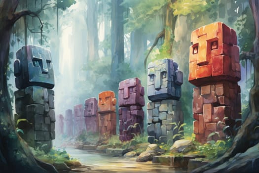In the realm of fantasy, ancient golems stand as remarkable creations of mystical craftsmanship.