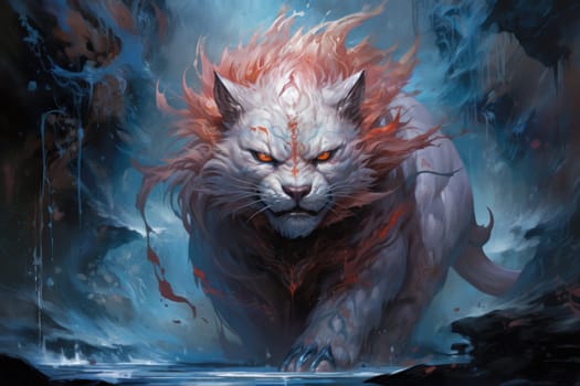 Witness the power and majesty of the ferocious thundercats in this captivating illustration crafted by a professional visual artist.