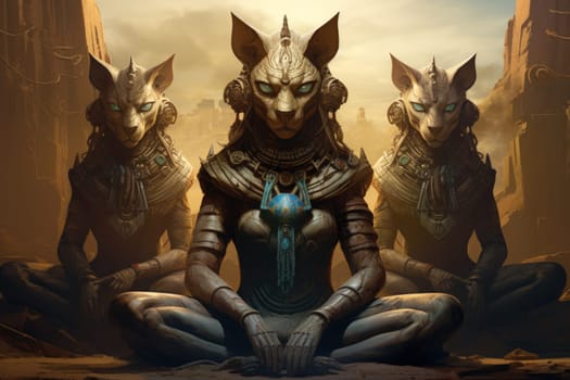 Delve into a realm of mystery and intrigue, where enigmatic sphinxes reign as guardians of ancient secrets.